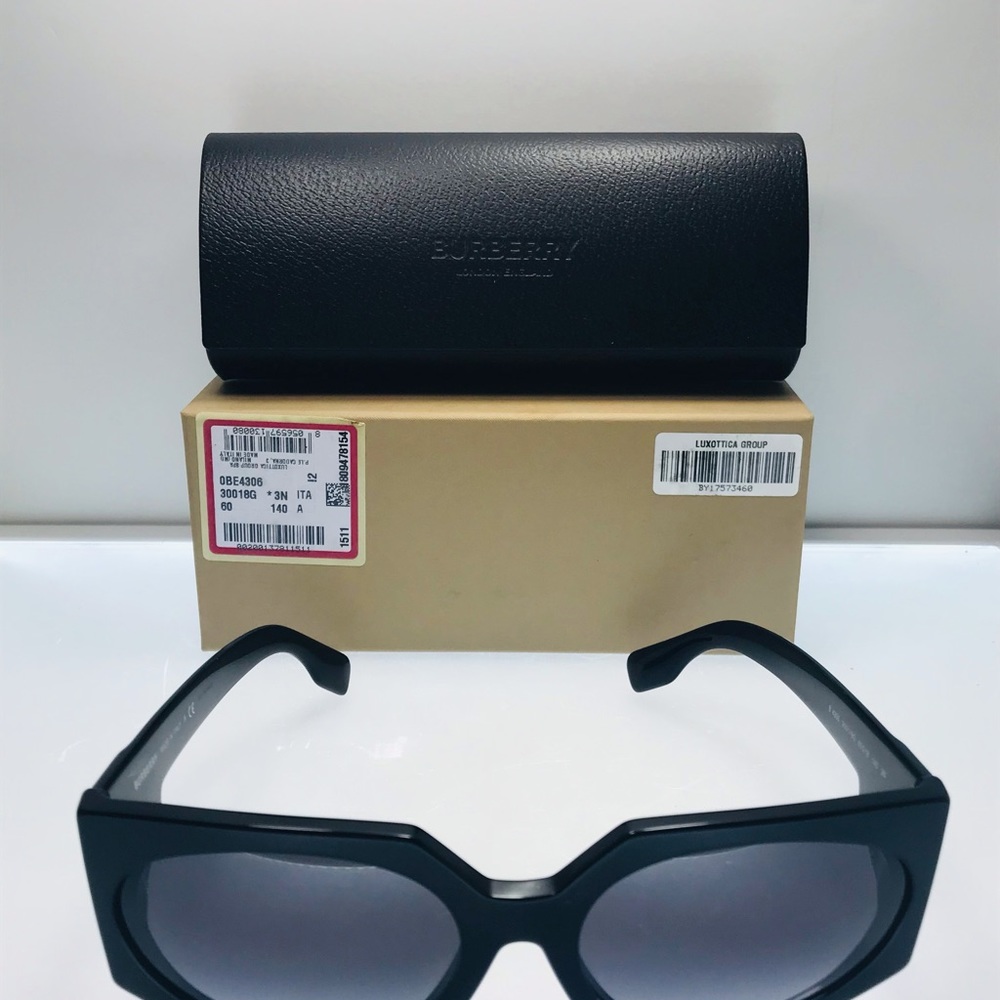 Black Be 4306 30018g Oval Sunglasses - Picture 9 of 10